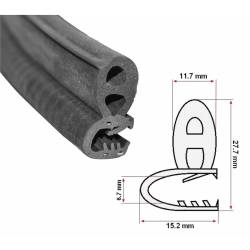 Cheder universal cu interior 6.7mm, lat 2.8cm, rola 4m, lamele otel, cheder tip Case IH, New Holland CG99