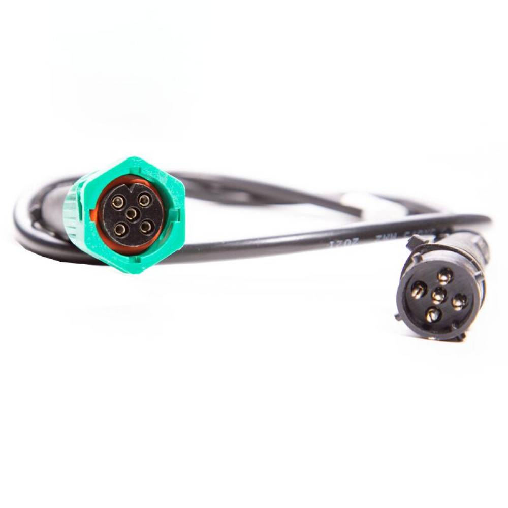 Cablu conector lampi cu mufe cu 5pini, 1 fisa + 1 priza, 0.85m,Fristom WTY Bajonet 5pin M085 GN  