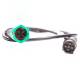 Cablu conector lampi cu mufe cu 5pini, 1 fisa + 1 priza, 0.85m,Fristom WTY Bajonet 5pin M085 GN  