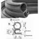 Cheder univeresal cu interior de 7mm, lat 24mm, lamele otel, rola 4m, tip John Deere Bk BY43