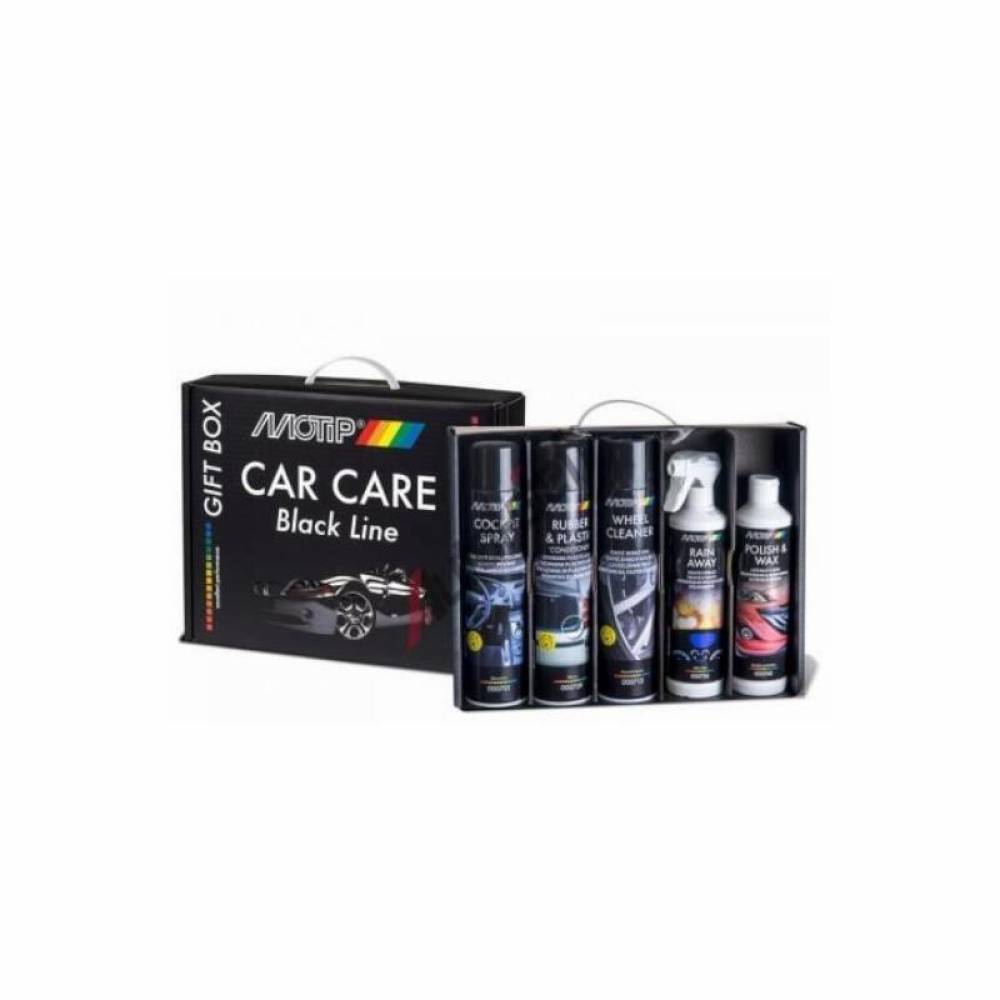 Set intretinere cadou MOTIP Car Care Black Line DPCC61