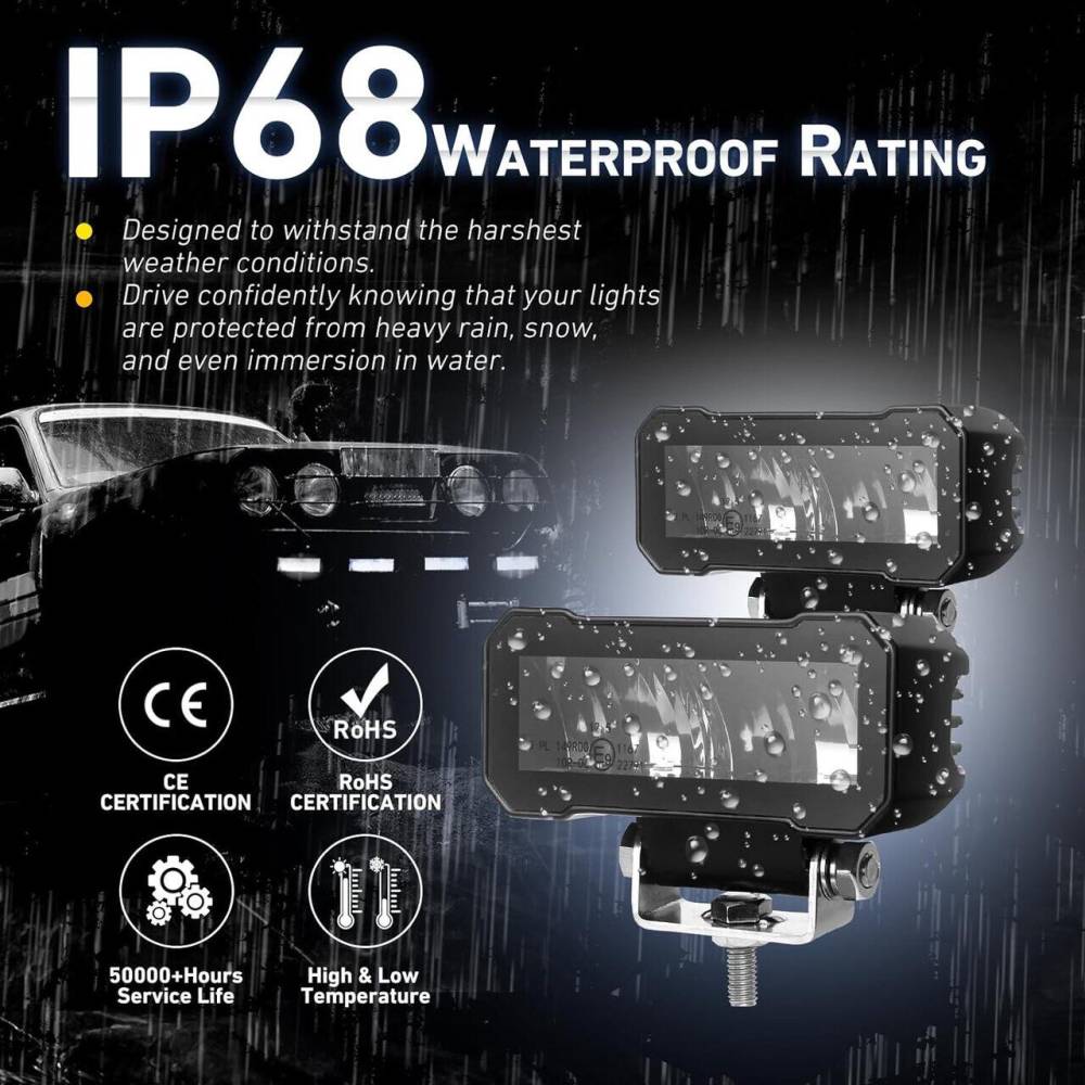 Proiector 118x76 faza lunga, 2 LED-uri, 12-24V, 24W, 1750lm L3420 TruckLed