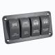 Panou 4 intrerupatoare,12-24V, Led Light Bar, Roof, Bumper, Reverse \Art SPA04