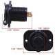 Priza cu 2 USB incastrabila, 12-24v, cu LED albastru SPP03