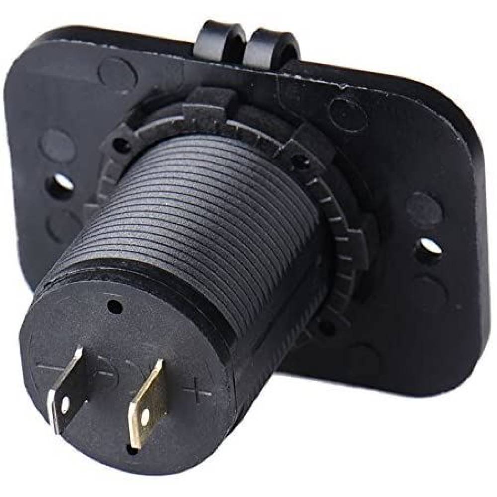 Priza cu 2 USB incastrabila, 12-24v, cu LED albastru SPP03