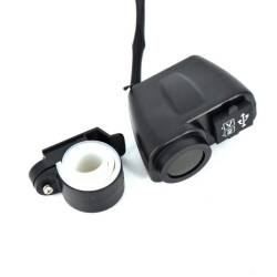 Priza cu 2 USB-uri cu termometru si voltmetru \Art MC036