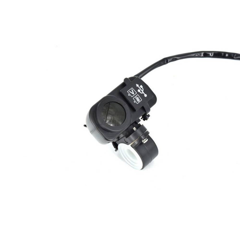 Priza cu 2 USB-uri cu termometru si voltmetru \Art MC036