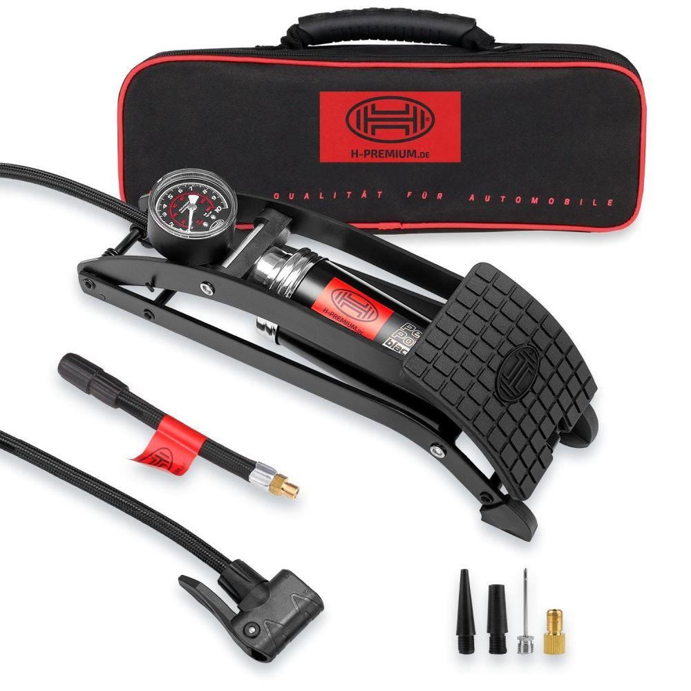 Pompa aer picior 1 cilindru cu husa Pedal Power PRO Heyner 215.010 Black Edition Pompa aer picior 1 cilindru cu husa Pedal Power PRO Heyner 215.010 Black Edition