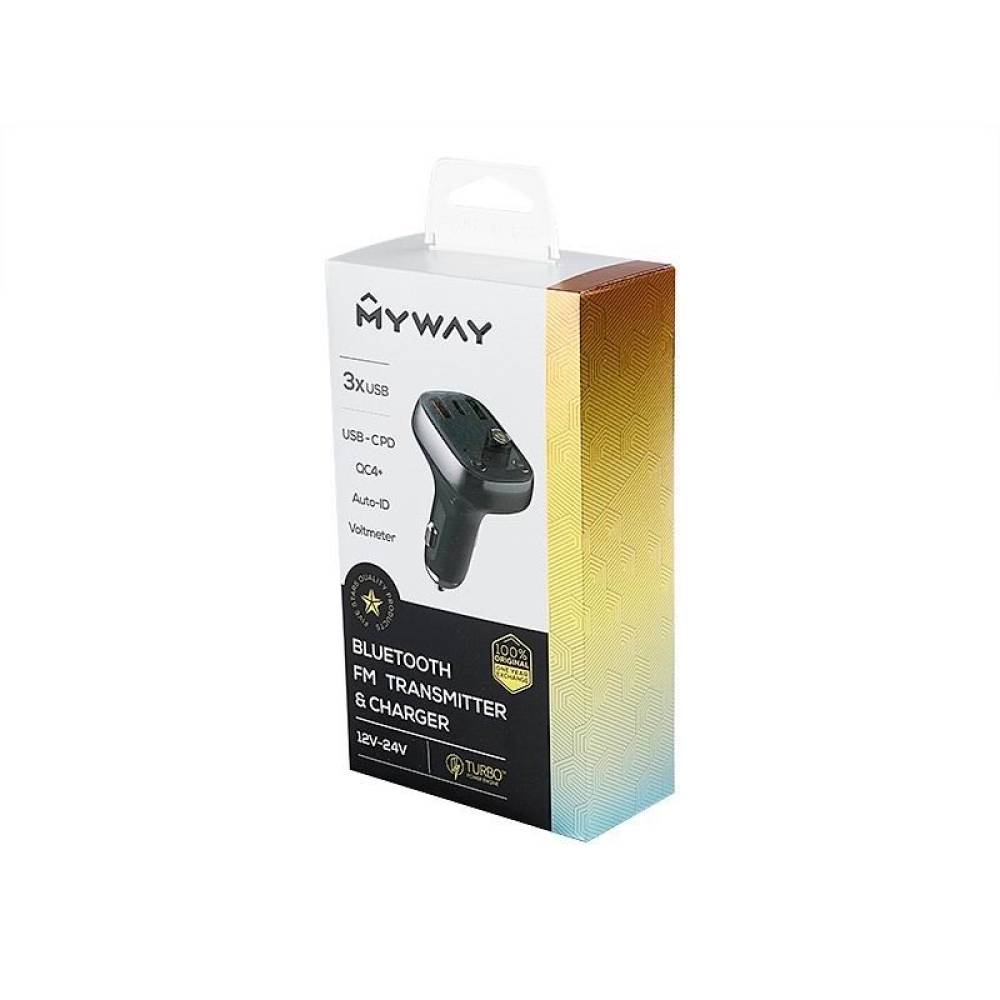 Modulator FM, MP3 cu 3 USB-uri 63011 MyWay