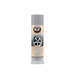 Spray vopsea pentru jenti lac argintiu, 500ml Lakier K2 L332