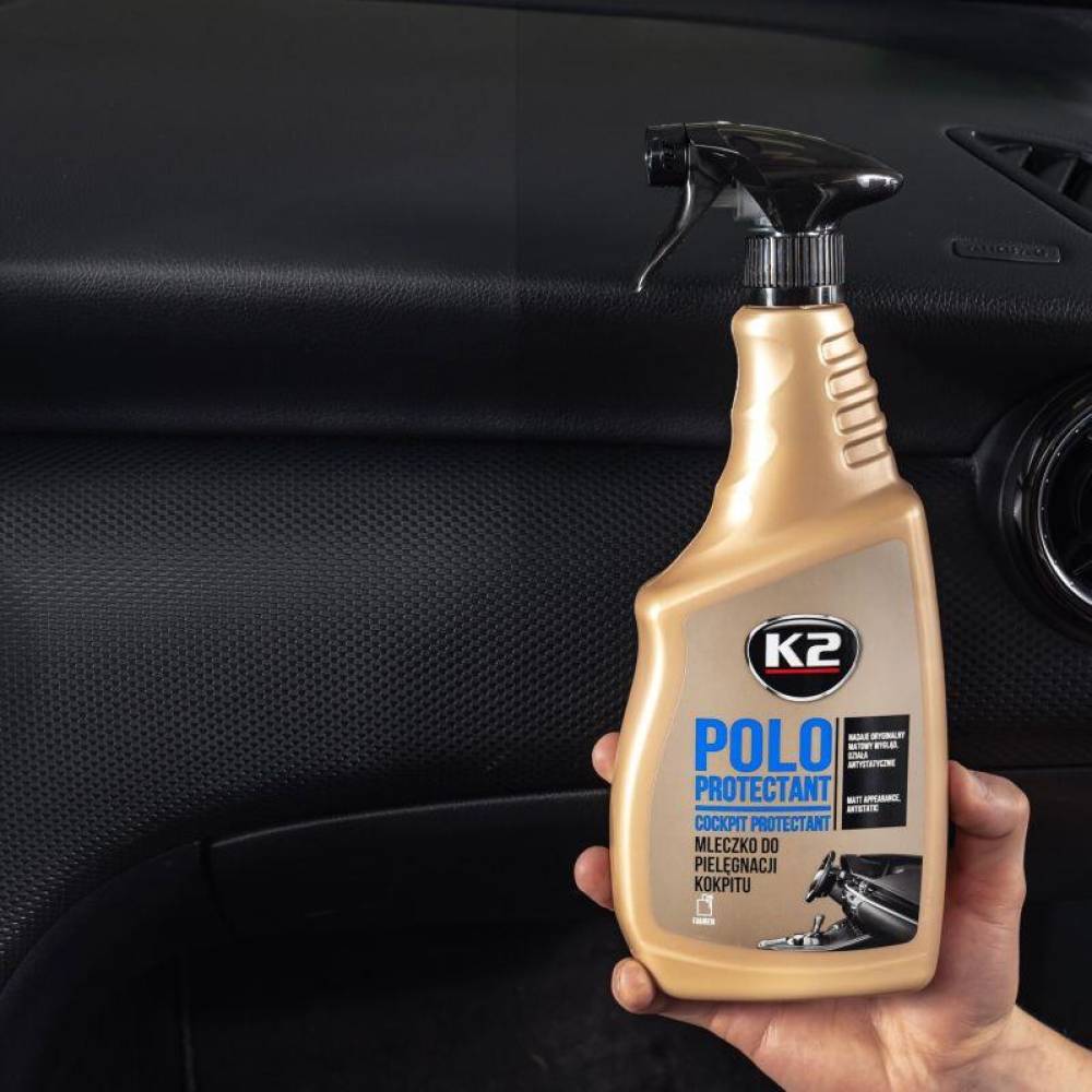 Solutie intretinere bord mat si semi-mat, parfumata, aroma Fahren, 770ml, Polo Protectant K417BL K2 Solutie intretinere bord mat si semi-mat, parfumata, aroma Fahren, 770ml, Polo Protectant K417BL K2