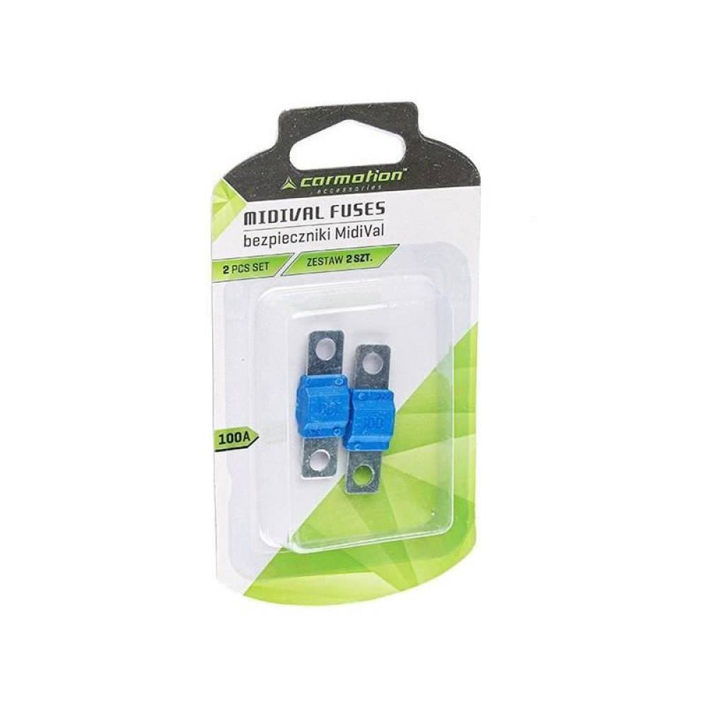 Sigurante MIDIVAL 100A 32V 40mm M5 set2buc Carmotion 63628