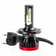 Set 2 becuri H4, 4 LED-uri COB, 9-18V, 50W, 3100lm, 6000K, ventilat, BF Series 02241 Amio