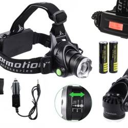 Lanterna frontala LED CREE, reincarcabila, 2500 mAh, 9W, 800lm 86259 Carmotion Lanterna frontala LED CREE, reincarcabila, 2500 mAh, 9W, 800lm 86259 Carmotion