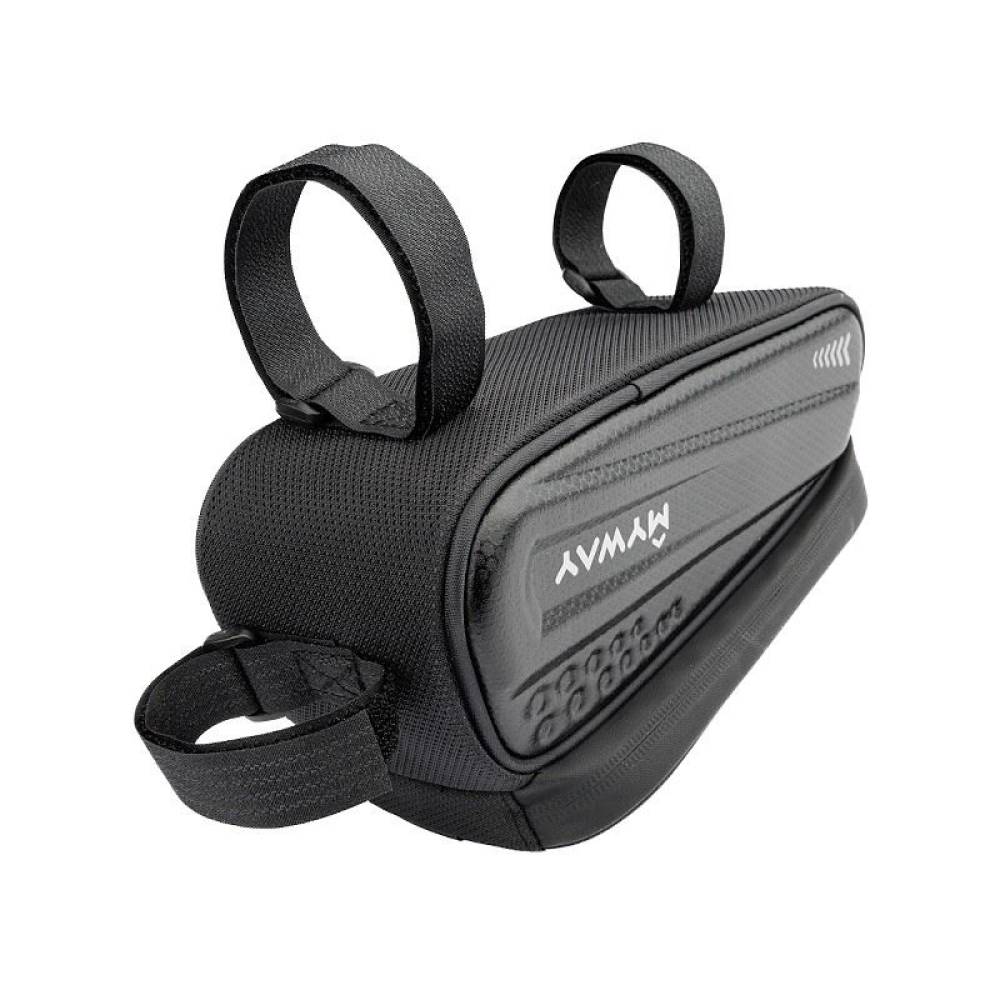 Borseta bicicleta cu husa telefon, pe ghidon, neagra, 63100 MyWay