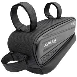 Borseta bicicleta cu husa telefon, pe ghidon, neagra, 63100 MyWay