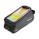 Borseta bicicleta cu husa telefon, pe ghidon, neagra, 63100 MyWay