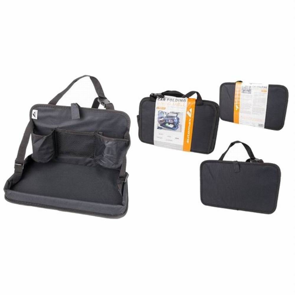 Masuta rabatabila tetiera, textila neagra, cu suport pahar/sticla 4175 Automax