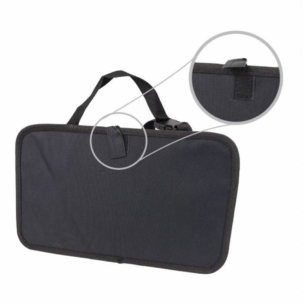 Masuta rabatabila tetiera, textila neagra, cu suport pahar/sticla 4175 Automax
