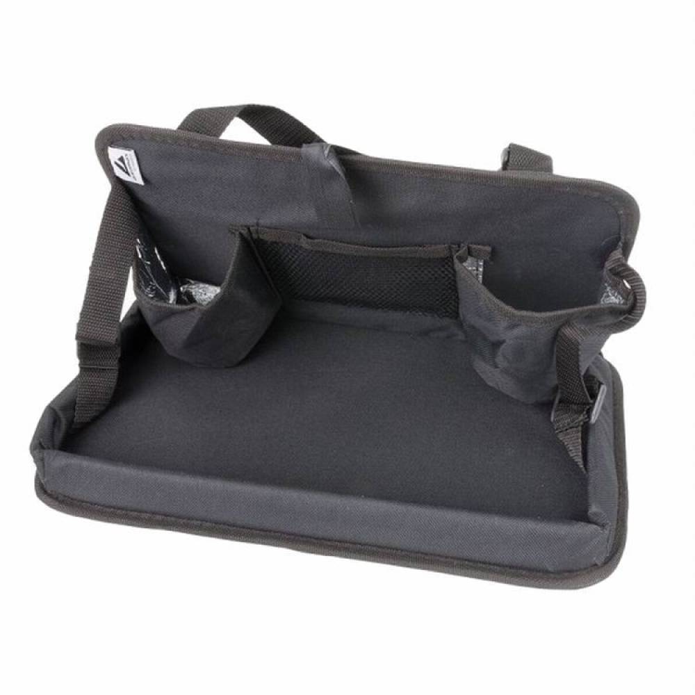 Masuta rabatabila tetiera, textila neagra, cu suport pahar/sticla 4175 Automax