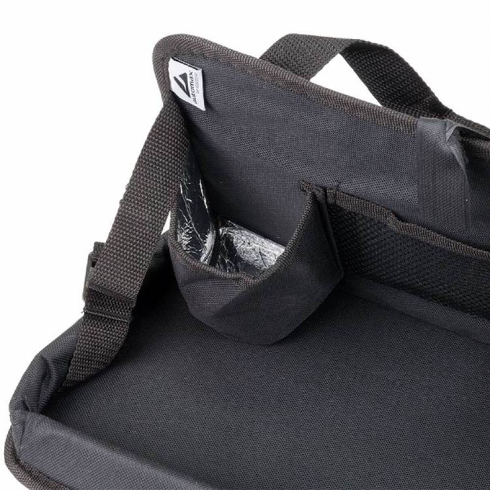Masuta rabatabila tetiera, textila neagra, cu suport pahar/sticla 4175 Automax