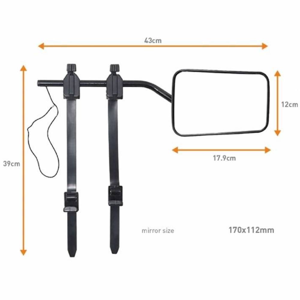 Oglinda exterioara suplimentara unghi mort, 1 brat metal, 170x112mm Caravan 4267 Automax Oglinda exterioara suplimentara unghi mort, 1 brat metal, 170x112mm Caravan 4267 Automax