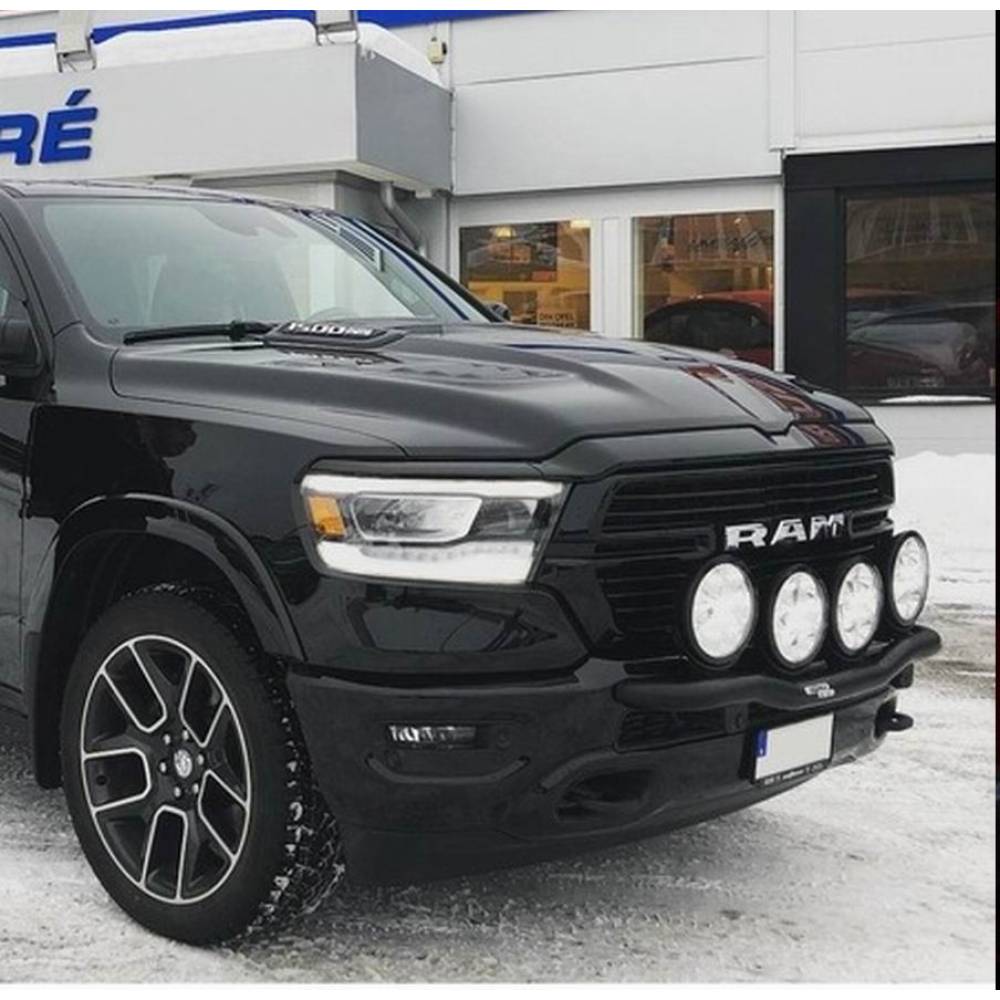 Proiector faza lunga fi180, cu LED, cu pozitie si aparatoare, sticla striata, LC25, Black Edition, FERVOR 180 LUM2. 51210 Wesem