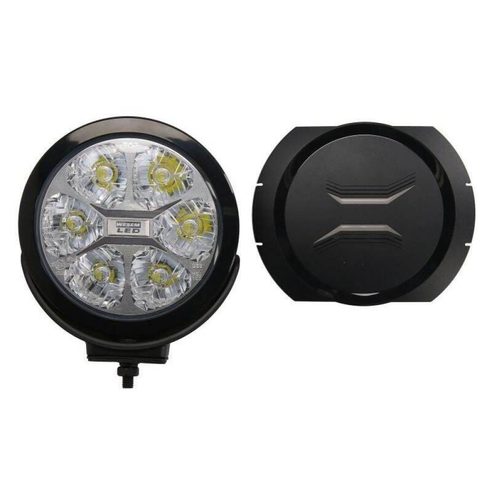 Proiector faza lunga fi180, cu LED, cu pozitie si aparatoare, sticla striata, LC25, Black Edition, FERVOR 180 LUM2. 51210 Wesem