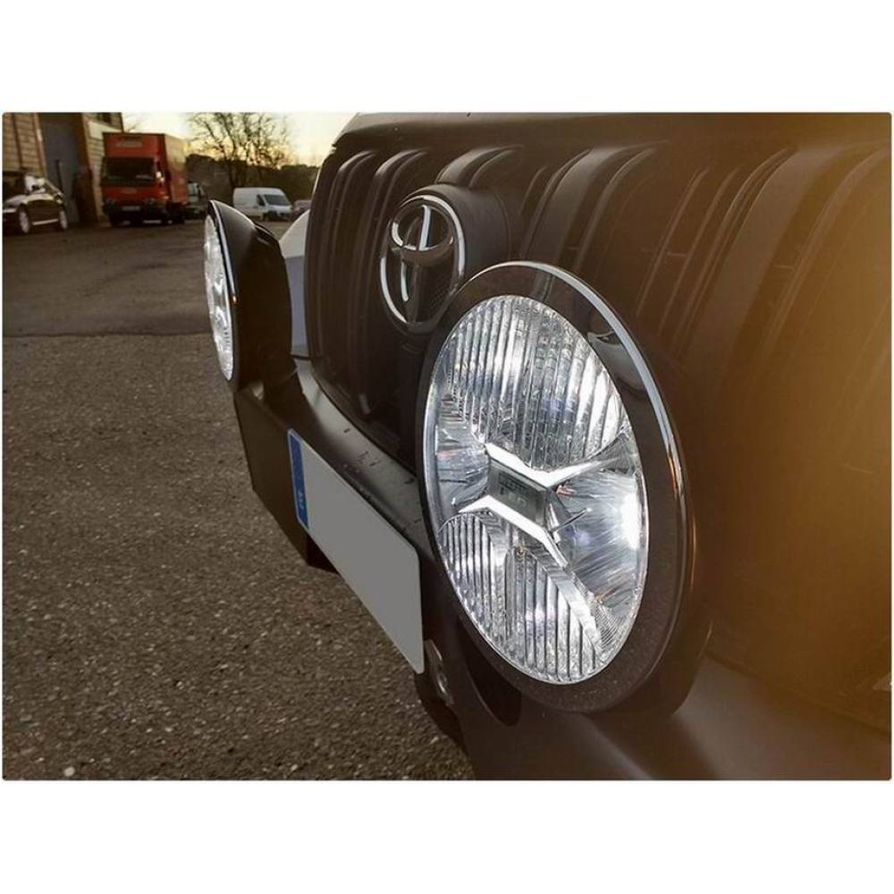 Proiector faza lunga fi220, cu LED, cu pozitie galbena, 12-24V, LC50, Fervor 220 LUM1. 50880 Wesem