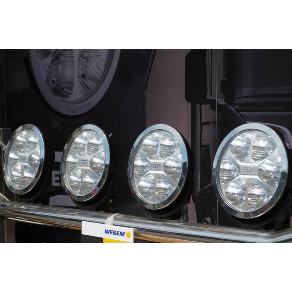Proiector faza lunga fi220, cu LED, cu pozitie galbena, 12-24V, LC50, Fervor 220 LUM1. 50880 Wesem