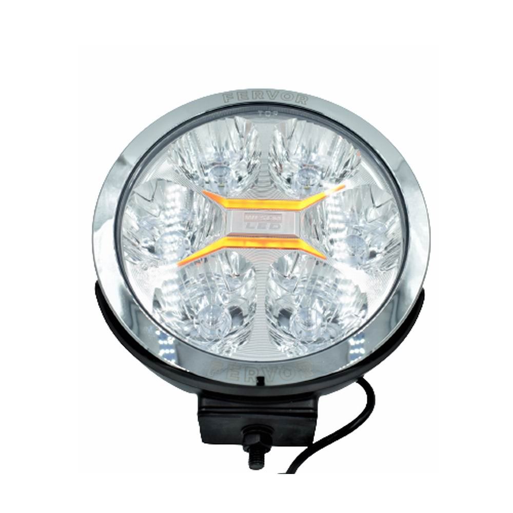 Proiector faza lunga fi220, cu LED, cu pozitie galbena, 12-24V, LC50, Fervor 220 LUM1. 50880 Wesem