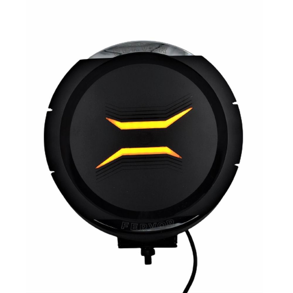 Proiector faza lunga fi220, cu LED, cu pozitie galbena, 12-24V, LC50, Fervor 220 LUM1. 50880 Wesem