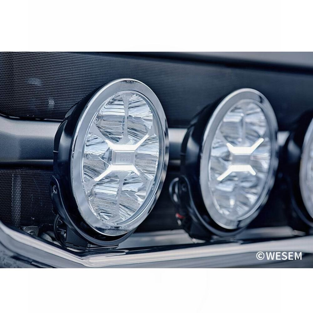 Proiector faza lunga fi220, cu LED, cu pozitie galbena, 12-24V, LC50, Fervor 220 LUM1. 50880 Wesem