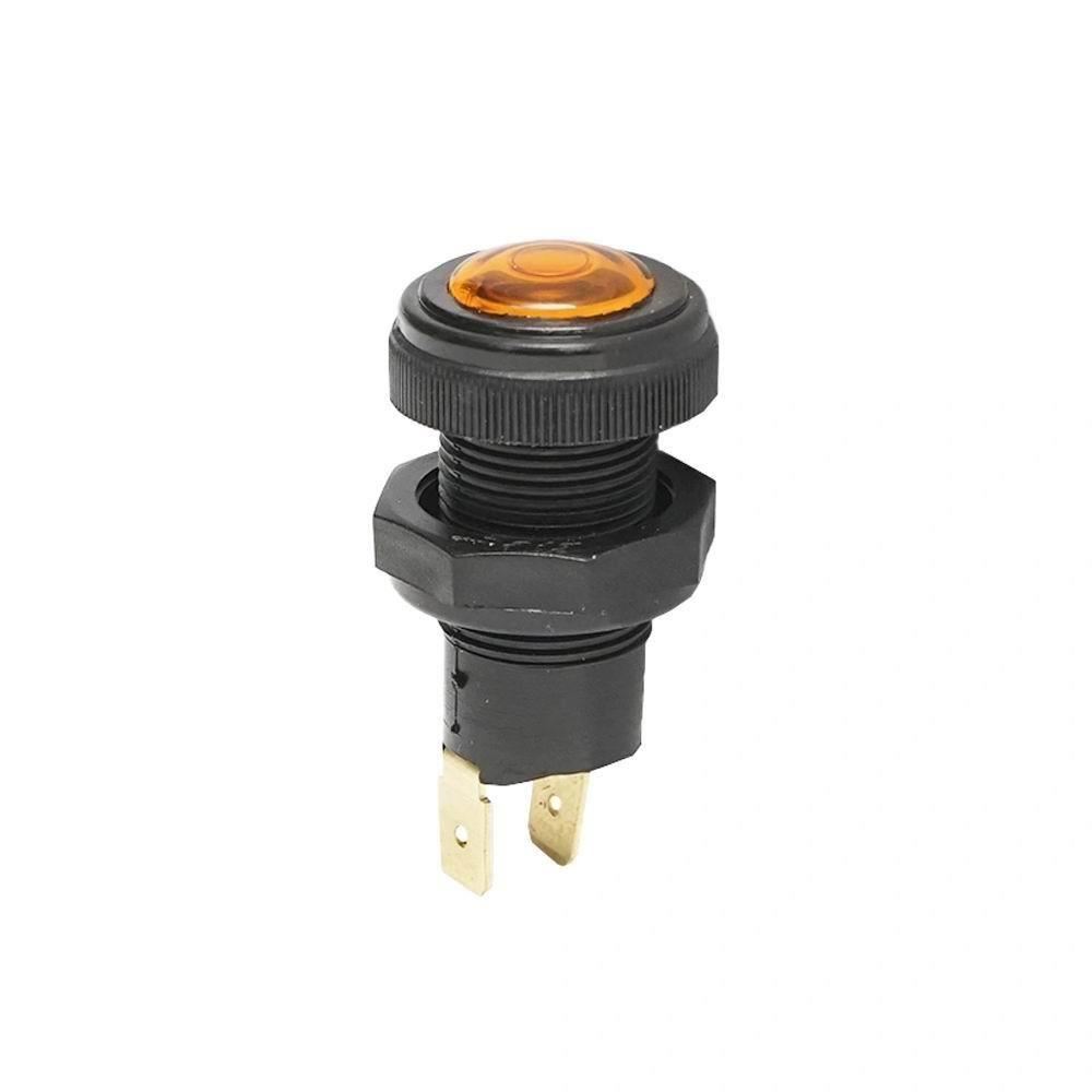 Lampa martor bord fi16mm, 48mm, fara bec liliput BA7s ,  galben BK77274