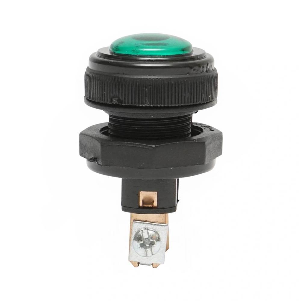 Lampa martor bord fi16mm, scurt 41mm, (fara bec T5), verde BK77265