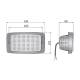 Element optic Led cu rama CRP2A. 55350 Wesem, pentru far Zetor 25777, REPR1,