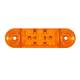Lampa gabarit 88x25 cu Led 12-24v, galbena FormPlas FR0174-Y bk69458