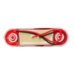 Lampa gabarit 88x25 cu LED, rosie 12-24V FormPlas FR0174-Y