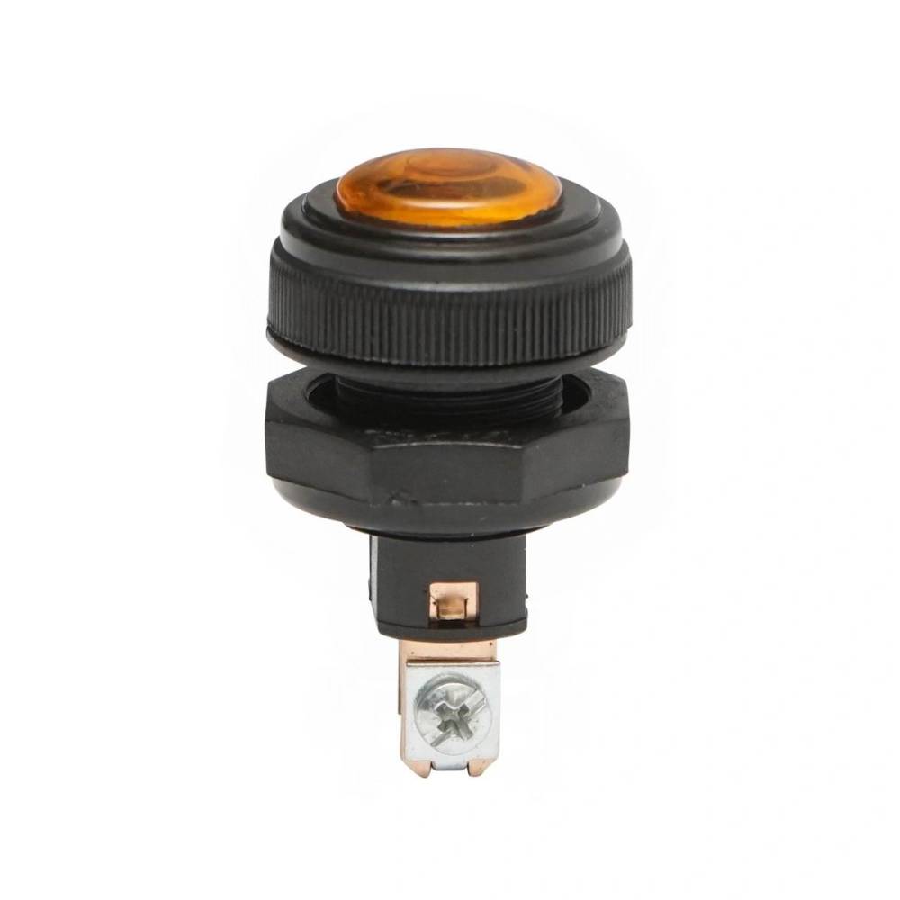 Lampa martor bord fi16mm, scurt 41mm, fara bec T5,  galben BK77264