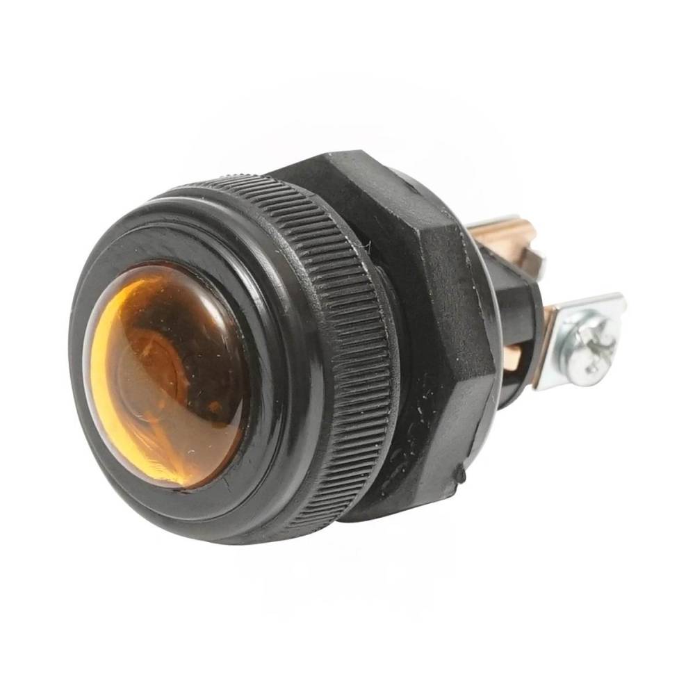 Lampa martor bord fi16mm, scurt 41mm, fara bec T5,  galben BK77264