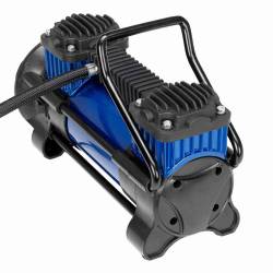 Compresor aer, auto 12V, cu 2 cilindri si lanterna, Kraft 60L/min 227.10 Alca Compresor aer, auto 12V, cu 2 cilindri si lanterna, Kraft 60L/min 227.10 Alca