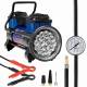Compresor aer, auto 12V, cu 2 cilindri si lanterna, Kraft 60L/min 227.10 Alca