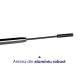 Tija antena 27cm, 3 adaptori 5, 6, 7mm neagra 537.14 Alca