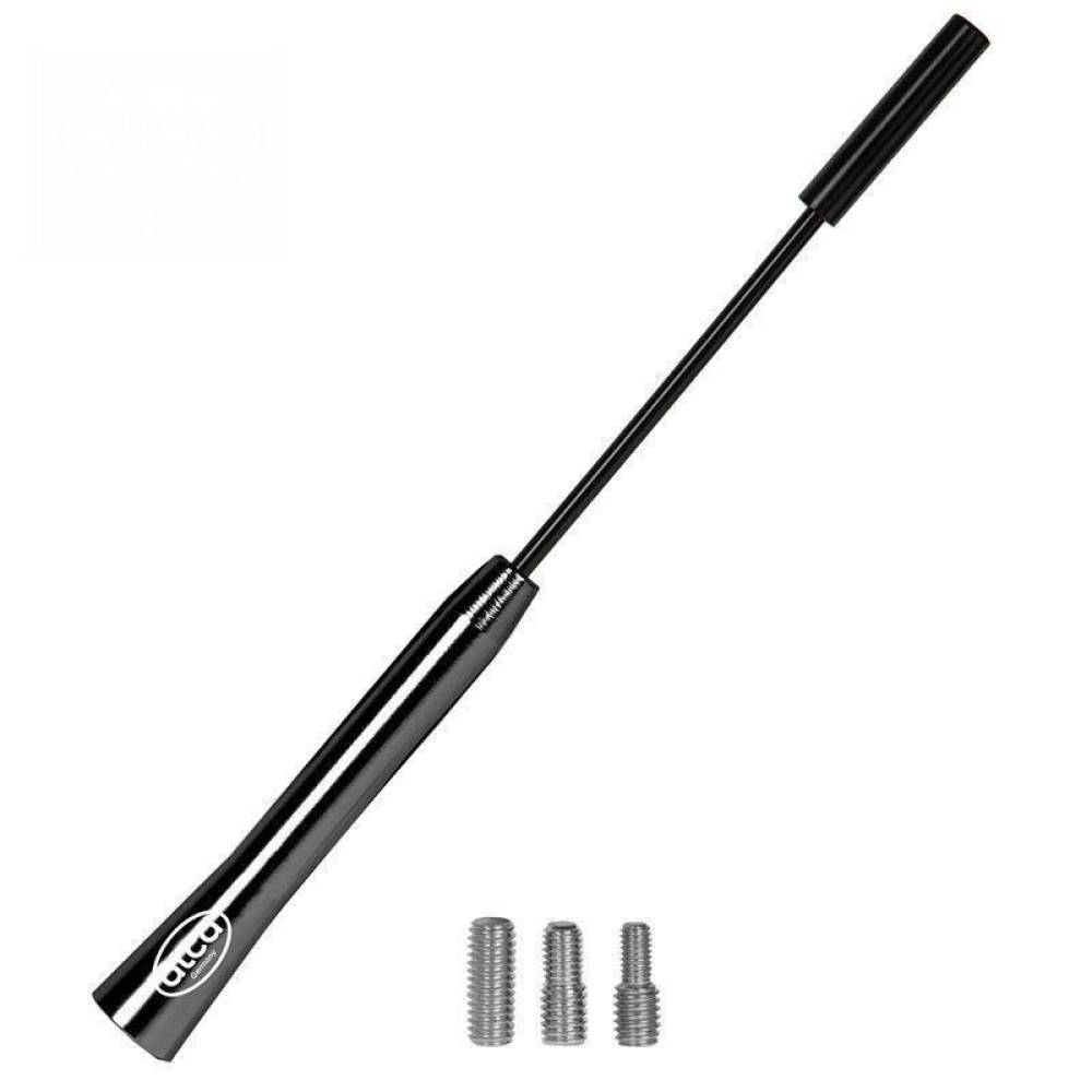 Tija antena 27cm, 3 adaptori 5, 6, 7mm neagra 537.14 Alca