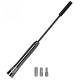 Tija antena 27cm, 3 adaptori 5, 6, 7mm neagra 537.14 Alca