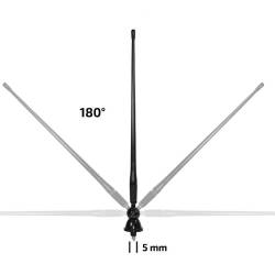 Antena flexibila 40cm cu cablu 1.3m 540.03 Heyner