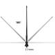 Antena flexibila 40cm cu cablu 1.3m 540.03 Heyner