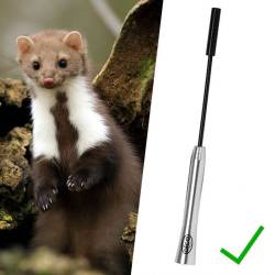 Tija antena 27cm, 3 adaptori 5, 6, 7mm argintie 537.15 Alca