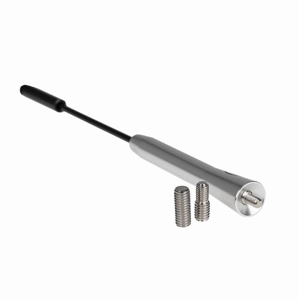 Tija antena 27cm, 3 adaptori 5, 6, 7mm argintie 537.15 Alca