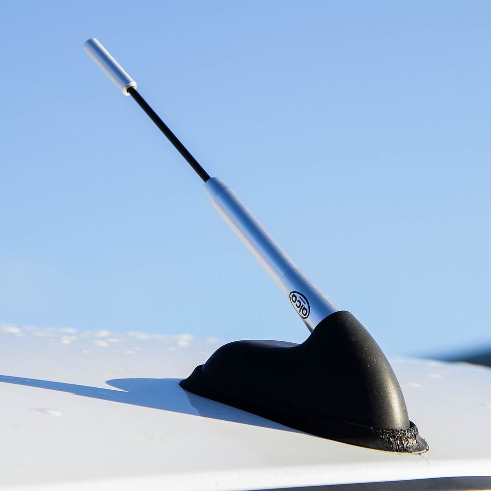 Tija antena 27cm, 3 adaptori 5, 6, 7mm argintie 537.15 Alca